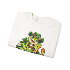 Hoppy Go Lucky Frog St. Patrick’s  Day Sweatshirt