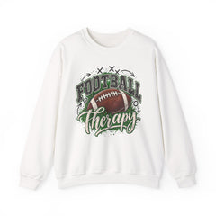 Football Therapy Sweatshirt — Vintage Football Graphic Crewneck