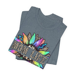 Sunflower Leopard Mom Tee