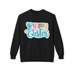 Happy Easter Unisex Midweight Softstyle Fleece Crewneck Sweatshirt