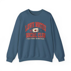Love Notes Social Club Sweatshirt — Retro Valentine Crewneck