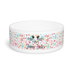 Easter Pet Bowl - 'Happy Easter' Design for Cats and Dogs