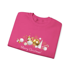 Festive Holiday Sweatshirt, Cozy Winter Apparel, Perfect Gift for Christmas, Tree Ornaments