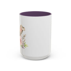 Bunny Ears Accent Coffee Mug (11, 15oz)