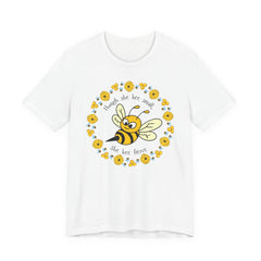 "She Bee Fierce" Unisex Jersey Short Sleeve Tee - Inspirational Bee Art Shirt