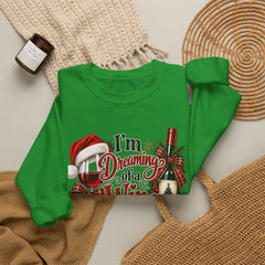 "I'm Dreaming of a Wine Christmas" Holiday Crewneck