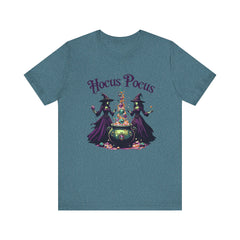 Hocus Pocus Halloween T-Shirt, Witch Tee, Unisex Halloween Shirt, Spooky Season Apparel, Costume Party Top
