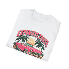 Expensive Taste Social Club T-Shirt — Retro Palm & Classic Car Tee