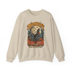 Midnight Howl Club Sweatshirt — Moonlit Wolves Graphic Crewneck