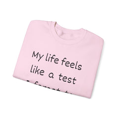 Funny Unisex Sweatshirt - I forgot to study