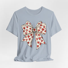 Valentine Heart Bow T-Shirt