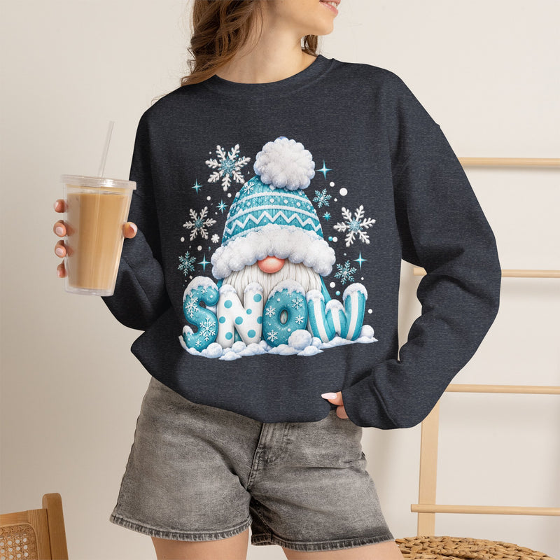 Winter Chill Sweatshirt - Cozy Unisex Crewneck with Snowy Design, Perfect for Holidays, Gifts, Snow Lovers, Warmth, Casual Style