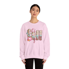 Cozy It’s Fall Y’all Sweatshirt with Floral Design, Perfect for Autumn Style, Thanksgiving Gift, Casual Wear, Seasonal Comfort