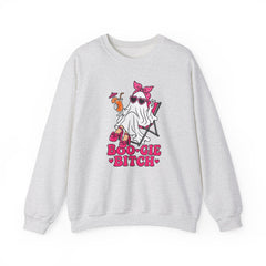 Boo-gie Bitch Ghost Crewneck Sweatshirt — Cute Retro Halloween Graphic