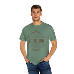 BOURBON - Victorian Label  - T-shirt - Military Branches, Right to Bear Arms, American Flag