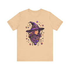 Enchanting Witch Graphic Tee - Perfect for Halloween, Gifts, Parties, Casual Wear, and Witchy Vibes