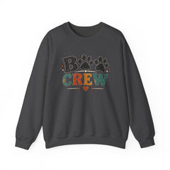Dog Crew Sweatshirt – "B Crew" Paw Print Graphic Crewneck