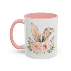 Bunny Ears Accent Coffee Mug (11, 15oz)