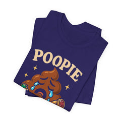Funny Poop Doopie Emoji Tee, Quirky Graphic, Humorous Apparel, Playful Wear, Fizzing jewelry