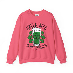 Green Beer Is Underrated Crewneck Sweatshirt - Unisex St. Patrick's Day Apparel