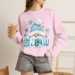 Winter Chill Sweatshirt - Cozy Unisex Crewneck with Snowy Design, Perfect for Holidays, Gifts, Snow Lovers, Warmth, Casual Style