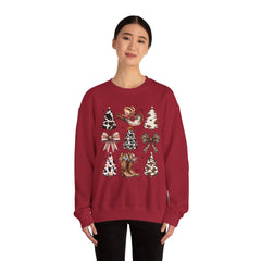 Rustic Coquette Christmas Sweatshirt