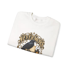 Nevermore Raven Crewneck Sweatshirt- Halloween Vibes