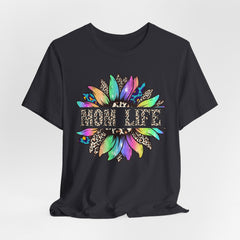 Sunflower Leopard Mom Tee