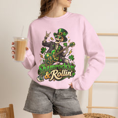 St. Patrick's Day Shamrockin' & Rollin' Sweatshirt