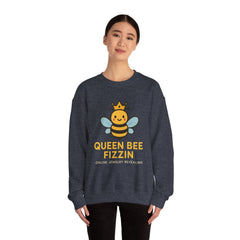 Queen Bee Fizzin'  -Unisex Crewneck Sweatshirt - Cute Casual Fashion