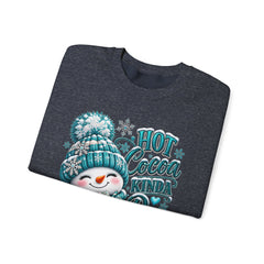 Hot Cocoa Kinda Day Sweatshirt- Winter- Christmas- Snowman