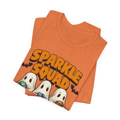 Sparkle Squad Ghost Tee | Unisex Jersey Short Sleeve T-Shirt | Cute Halloween Shirt, Party Outfit, Gift Idea, Casual Wear