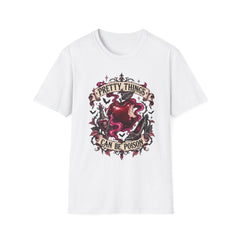 ‘Pretty Things Can Be Poison' Gothic Apple Graphic Tee- Poison Apple