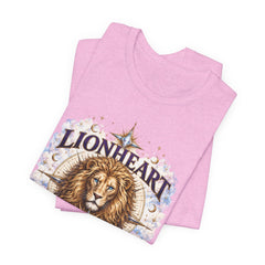 Lionheart T-Shirt — "Let Your Heart Lead" Lion Graphic Tee