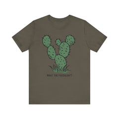 What the Fucculent?  Cactus  - Unisex Jersey Short Sleeve Tee