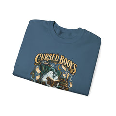 Cursed Books & Cozy Nooks Sweatshirt — Gothic Reading - Halloween BP