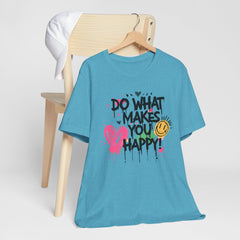 Do What Makes You Happy Tee | Unisex Jersey Short Sleeve Shirt, Positive Vibes Shirt, Gift for Friends, Uplifting Apparel, Casual [...]