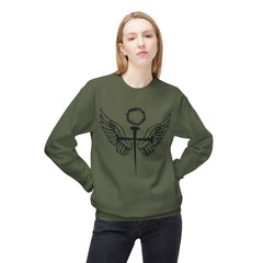Christian Cross Fleece Sweatshirt