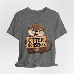 Otter Nonsense T-Shirt — Cute Otter Pun Tee