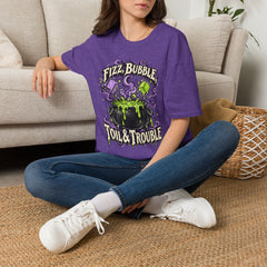 Fizz, Bubble Witch Tee — "Fizz, Bubble, Toil & Trouble" Halloween Graphic T-Shirt BP