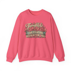 Thoughts & Prayers for Everyone Crewneck Sweatshirt - funny