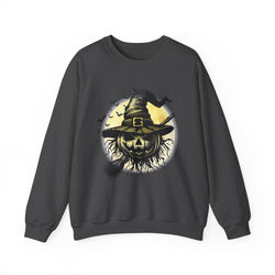 Halloween Witch Sweatshirt, Unisex Sweatshirt for Fall, Cozy Crewneck for Halloween Parties, Spooky Season Apparel, Gift for Witch Lovers