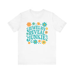 Jewelry Reveal Junkie Tee, Short Sleeve Shirt, Jewelry Lovers, Bella Canvas