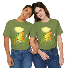 St. Patrick's Day Drink Tee - Unisex Short Sleeve T-Shirt