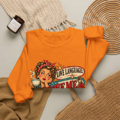 Retro Rosie 'Leave Me Alone' Vintage Pin-Up Graphic Sweatshirt- Valentine