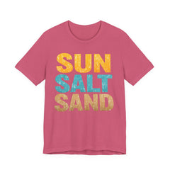 Sun Salt Sand Beach T-Shirt — Retro Coastal Summer Tee