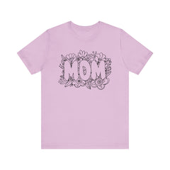 Pen & Ink Floral Mom T-Shirt - Perfect Gift for Mother's Day or New Mom