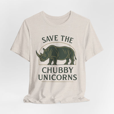 Save the Chubby Unicorns Tee | Fun Animal Lovers T-Shirt, Gift for Wildlife Supporters, Casual Wear, Eco-Conscious Fashion, Birthday Present