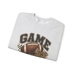 Game Day Sweatshirt — Leopard Football Graphic Crewneck