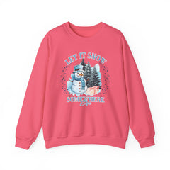 Let It Snow Somewhere Else - Winter  - Sweatshirt - Blue Design